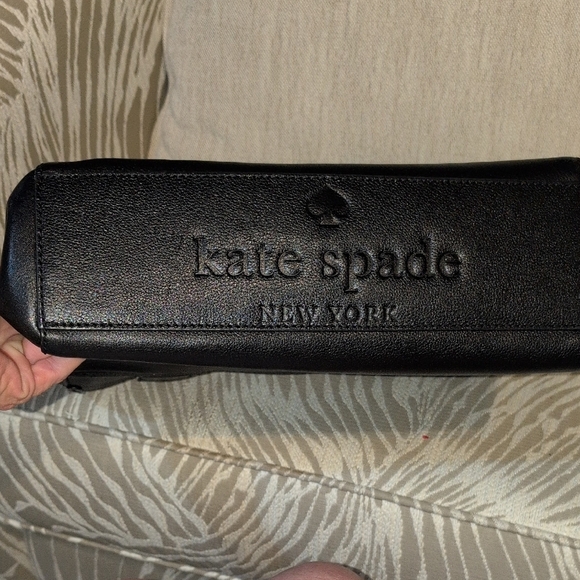 Kate Spade Black Leather Satchel with Bow Detail - Picture 11 of 16